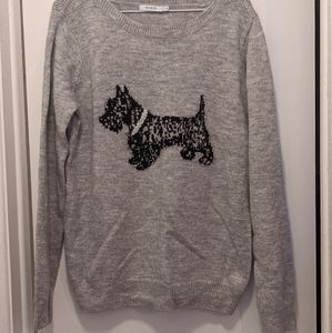 Embellished dog sweater